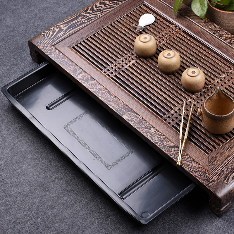 Drip Tray Saucer - Деревянный поднос для чая с дренажем