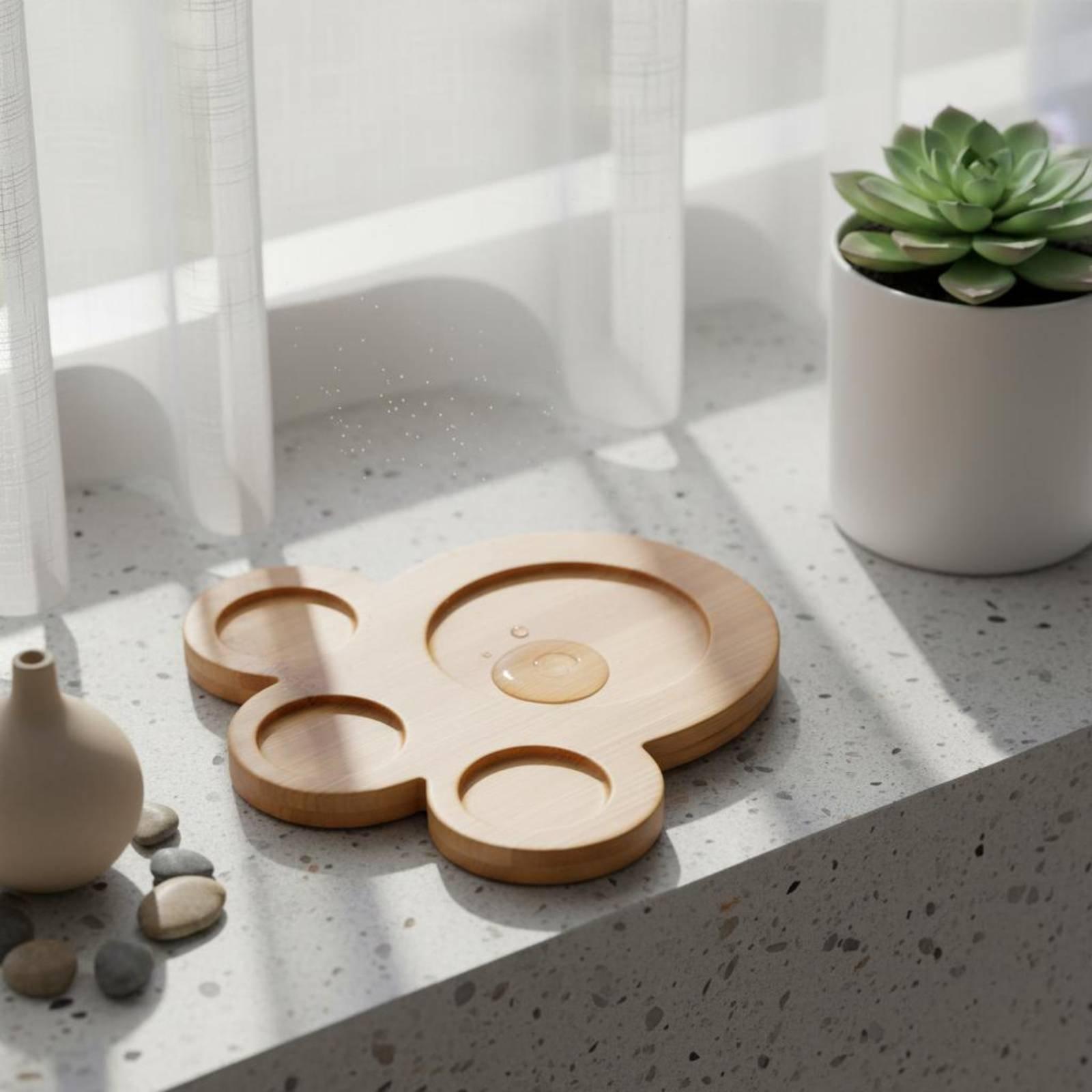 Поддон из бамбукового дерева д – обзор и цена Drip Tray Saucer