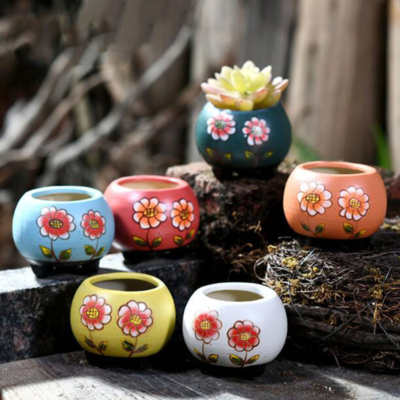 6 шт./компл. фарфор, ручная ро – обзор и цена Bonsai Garden Art